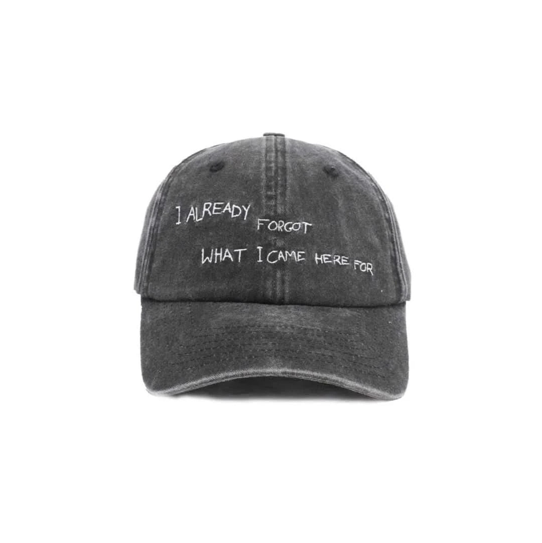 Jungles Jungles Already Forgot 6 Panel Cap - Black - Gallery Streetwear