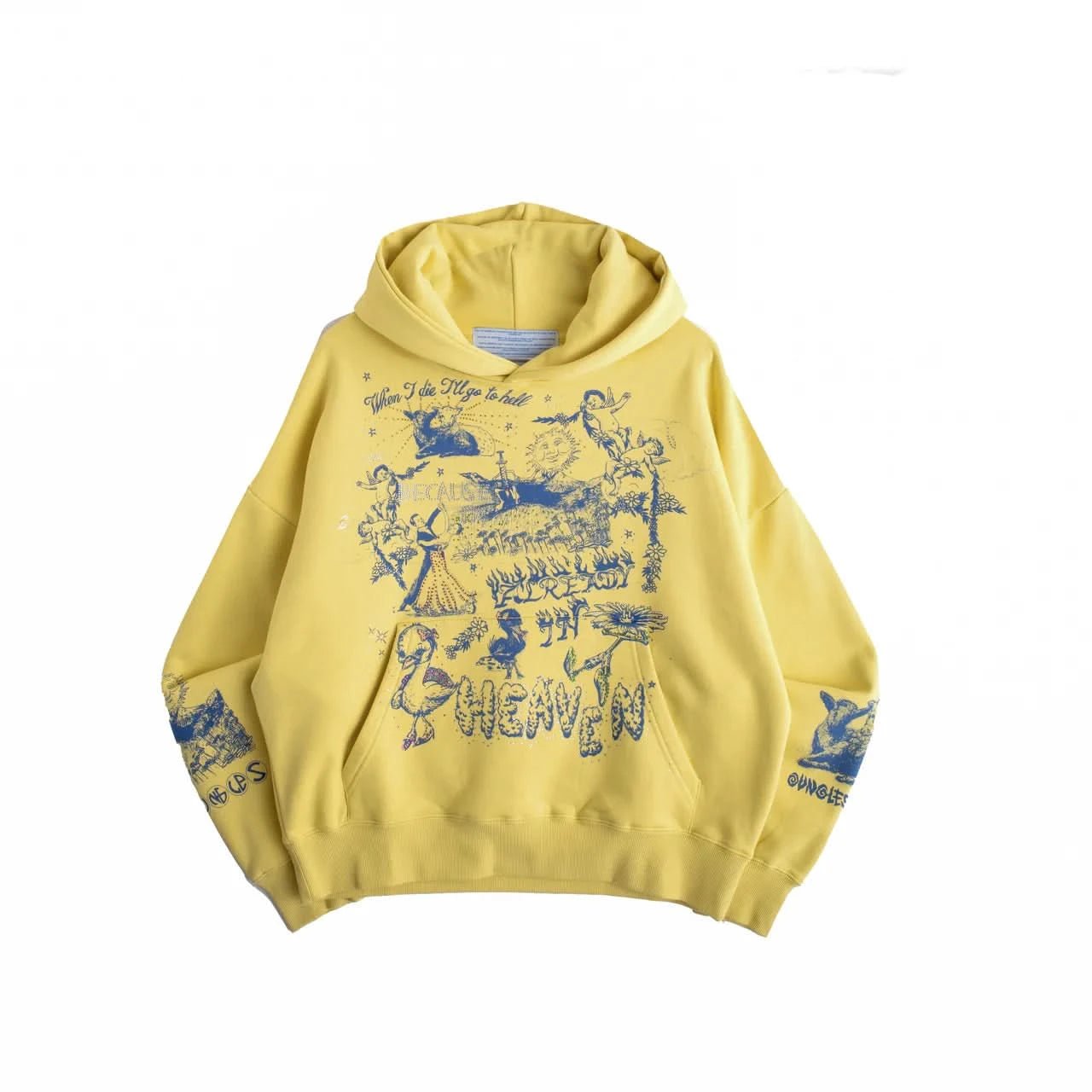 Jungles Jungles Already In Heaven Hoodie - Yellow - Gallery Streetwear