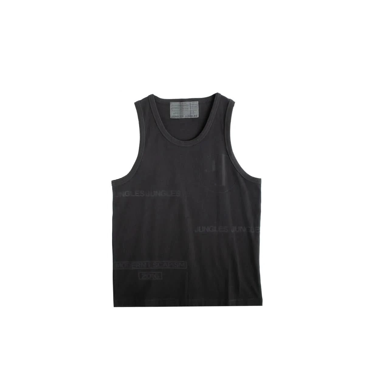 Jungles Jungles Burnout Tank - Black - Gallery Streetwear