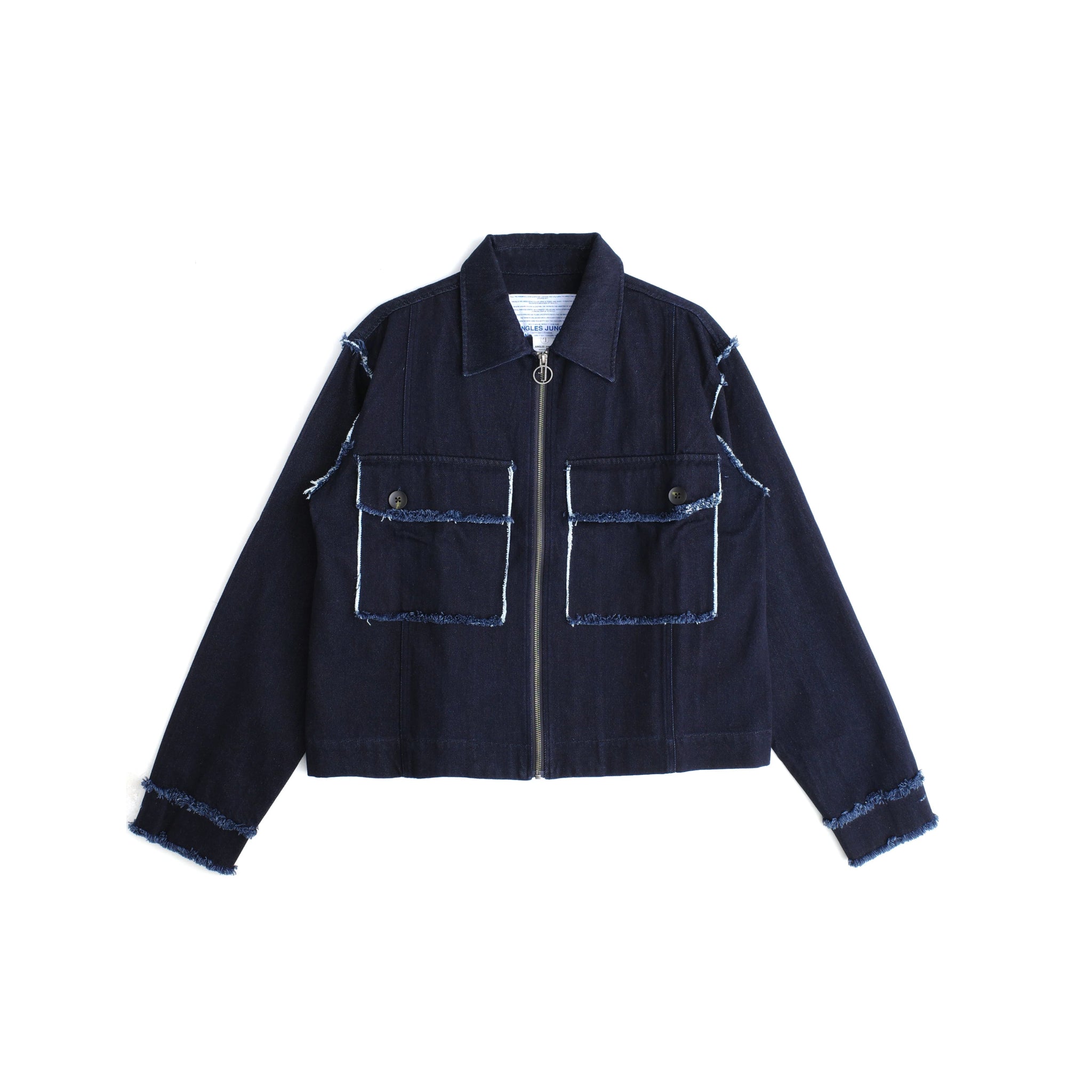 Jungles Jungles | Distressed Denim Trucker Jacket - Gallery Streetwear