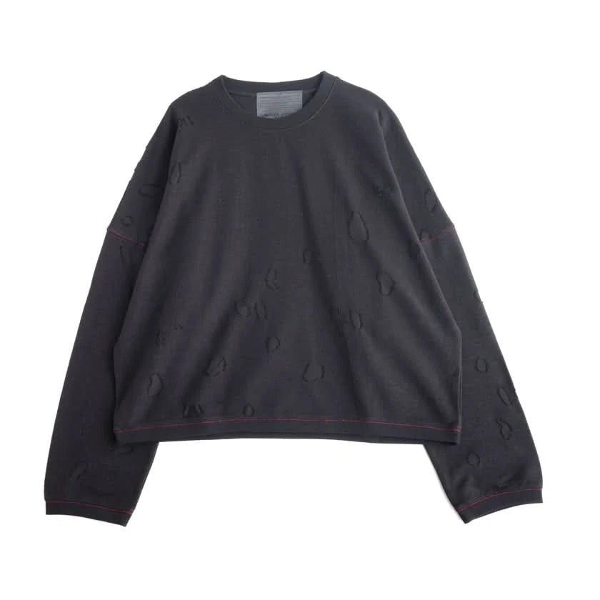 Jungles Jungles Distressed Terry Crewneck Shirt - Gallery Streetwear