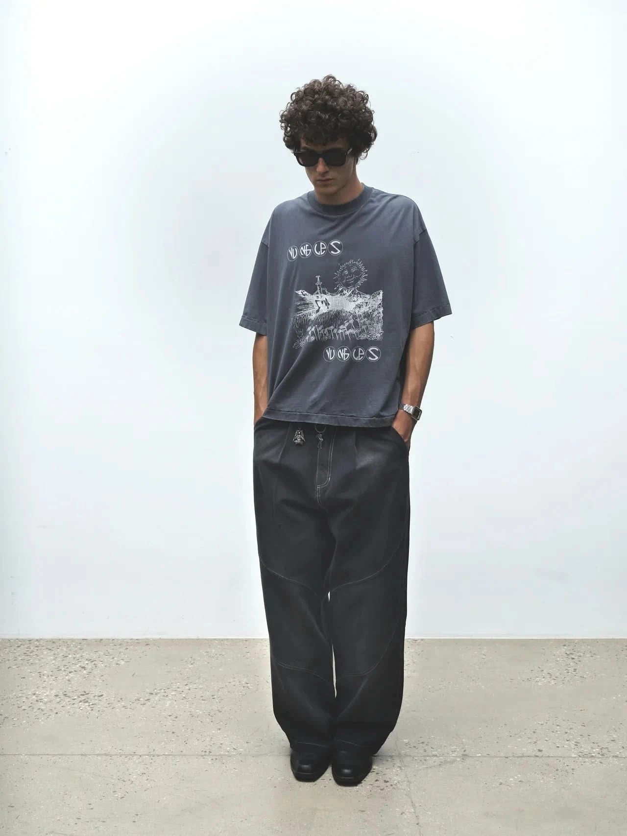 Jungles Jungles Field of Daisies Tee - Grey - Gallery Streetwear