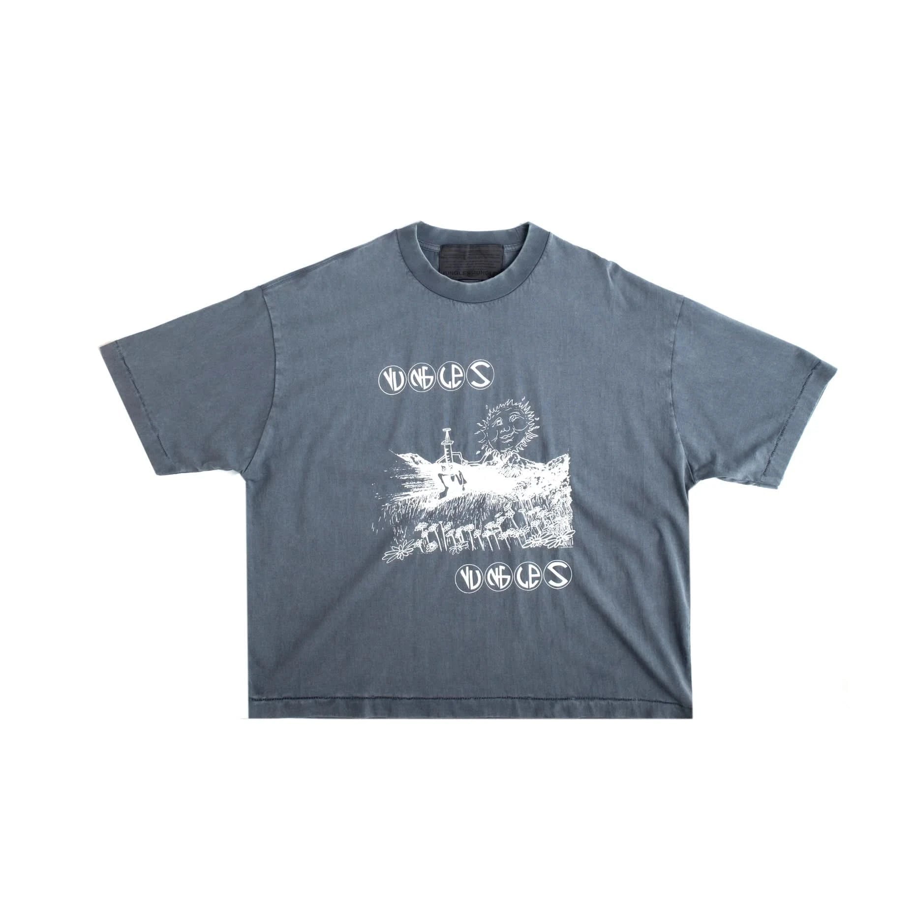 Jungles Jungles Field of Daisies Tee - Grey - Gallery Streetwear