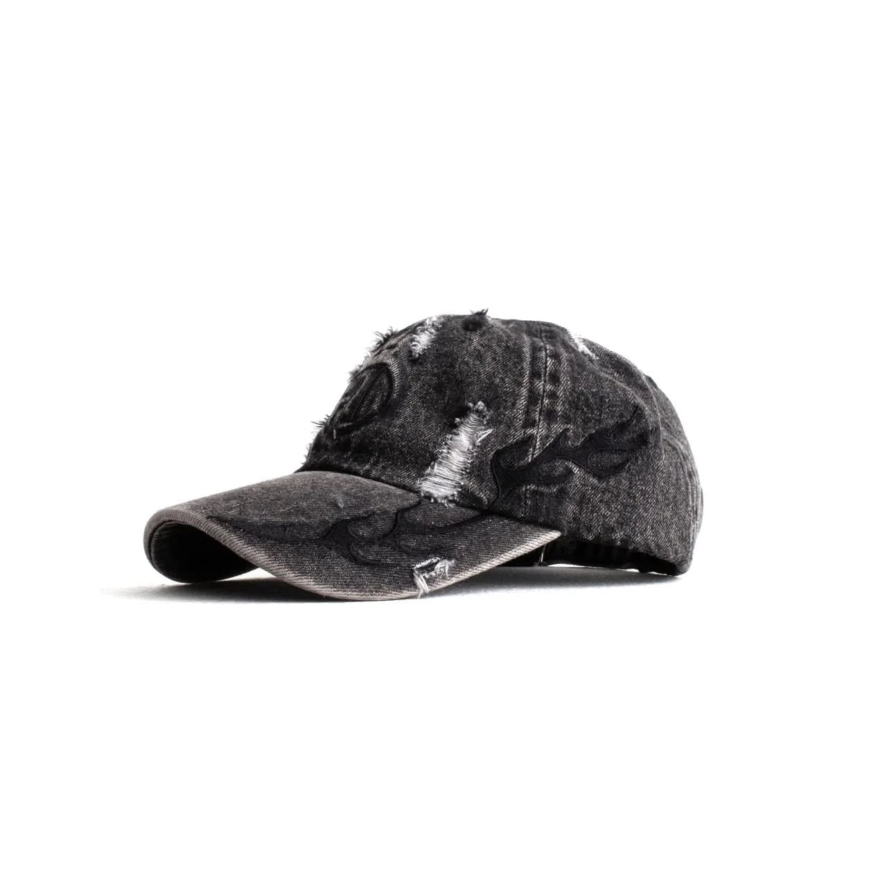Jungles Jungles Flames Cap - Black - Gallery Streetwear