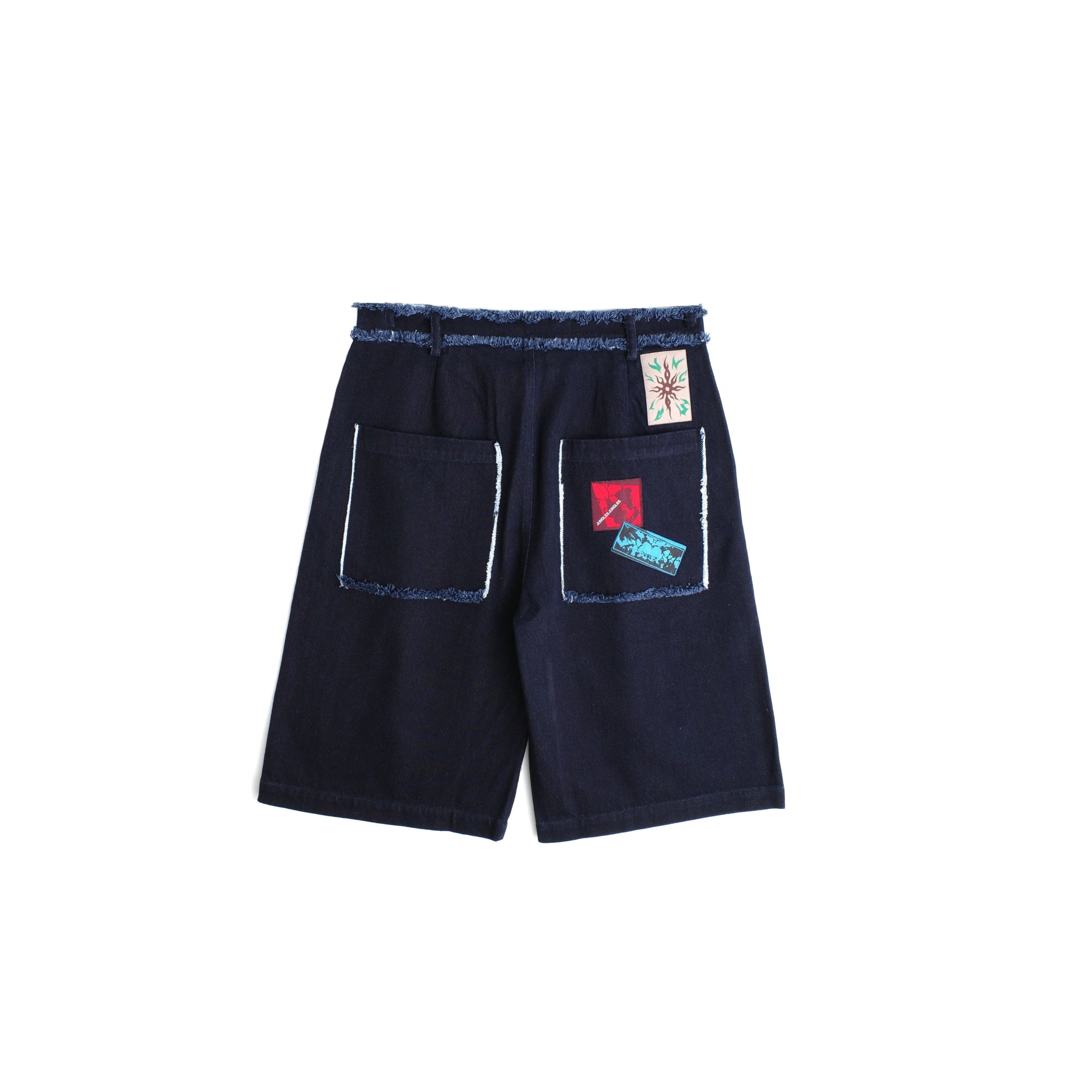 Jungles Jungles | Frayed Denim Shorts - Gallery Streetwear