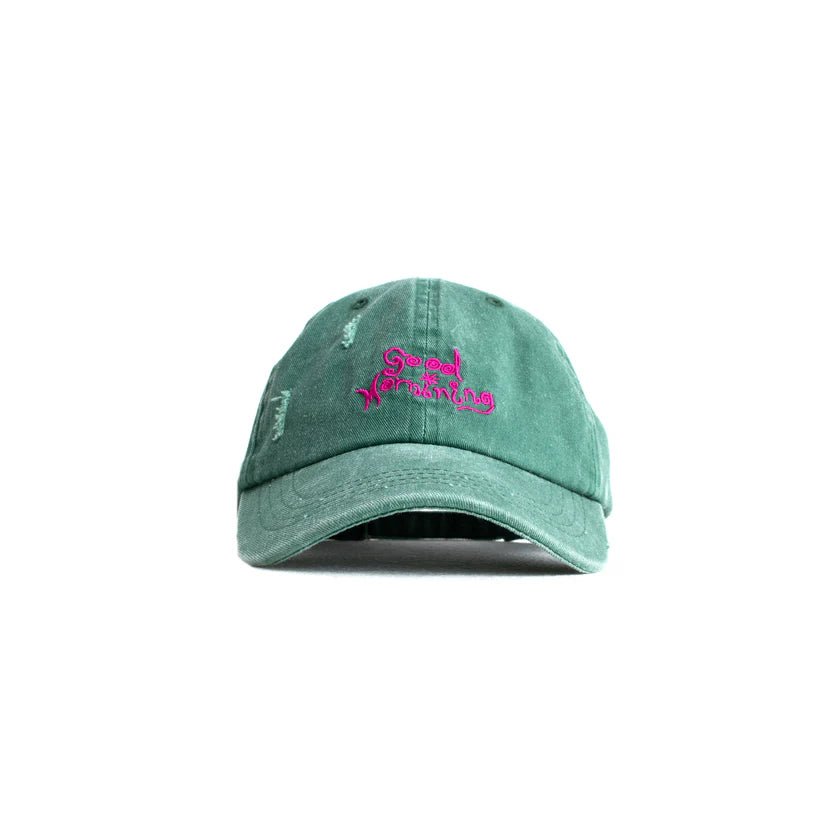 Jungles Jungles Good Morning Cap – Washed Green 6 - Panel Hat - Gallery Streetwear