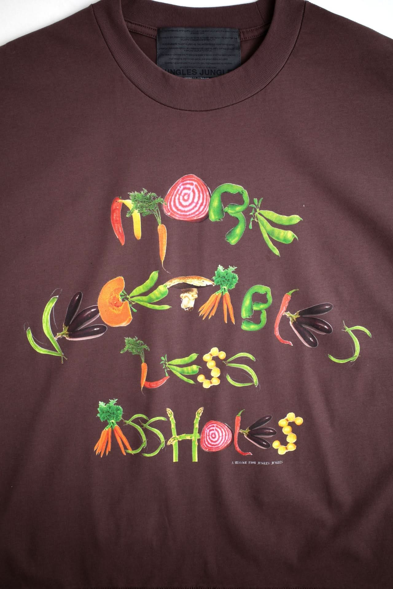 Jungles Jungles More Vegetables Tee - Brown - Gallery Streetwear