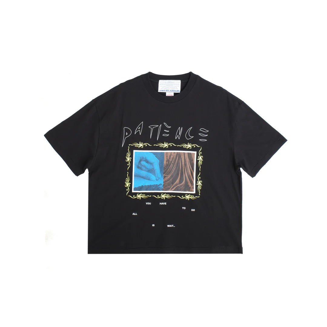 Jungles Jungles Patience Tee – Heavyweight Graphic Streetwear T-Shirt - Gallery Streetwear