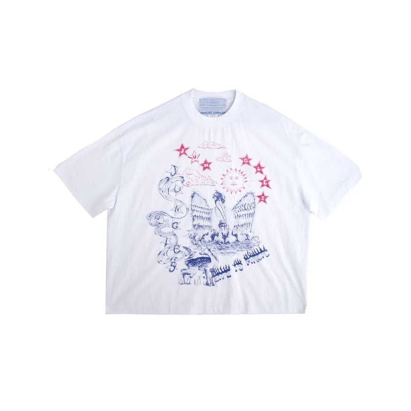 Jungles Jungles Scribbles Tee – Heavyweight Boxy Streetwear T-Shirt - Gallery Streetwear