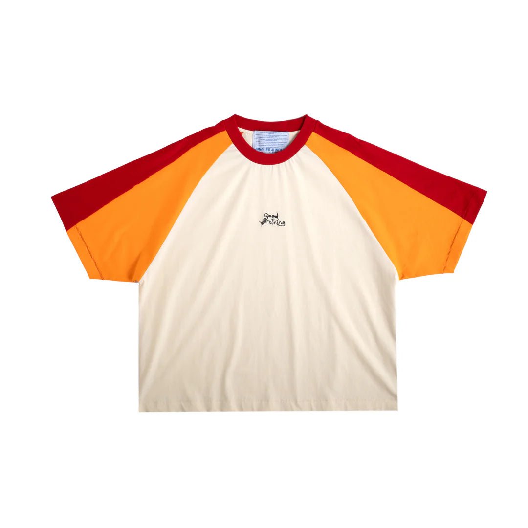 Jungles Jungles Sunrise Tee – Boxy Raglan Streetwear T-Shirt - Gallery Streetwear