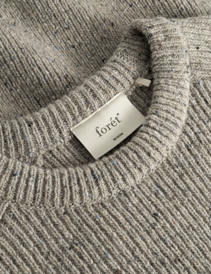 Foret | Cone Rib Knit Grey