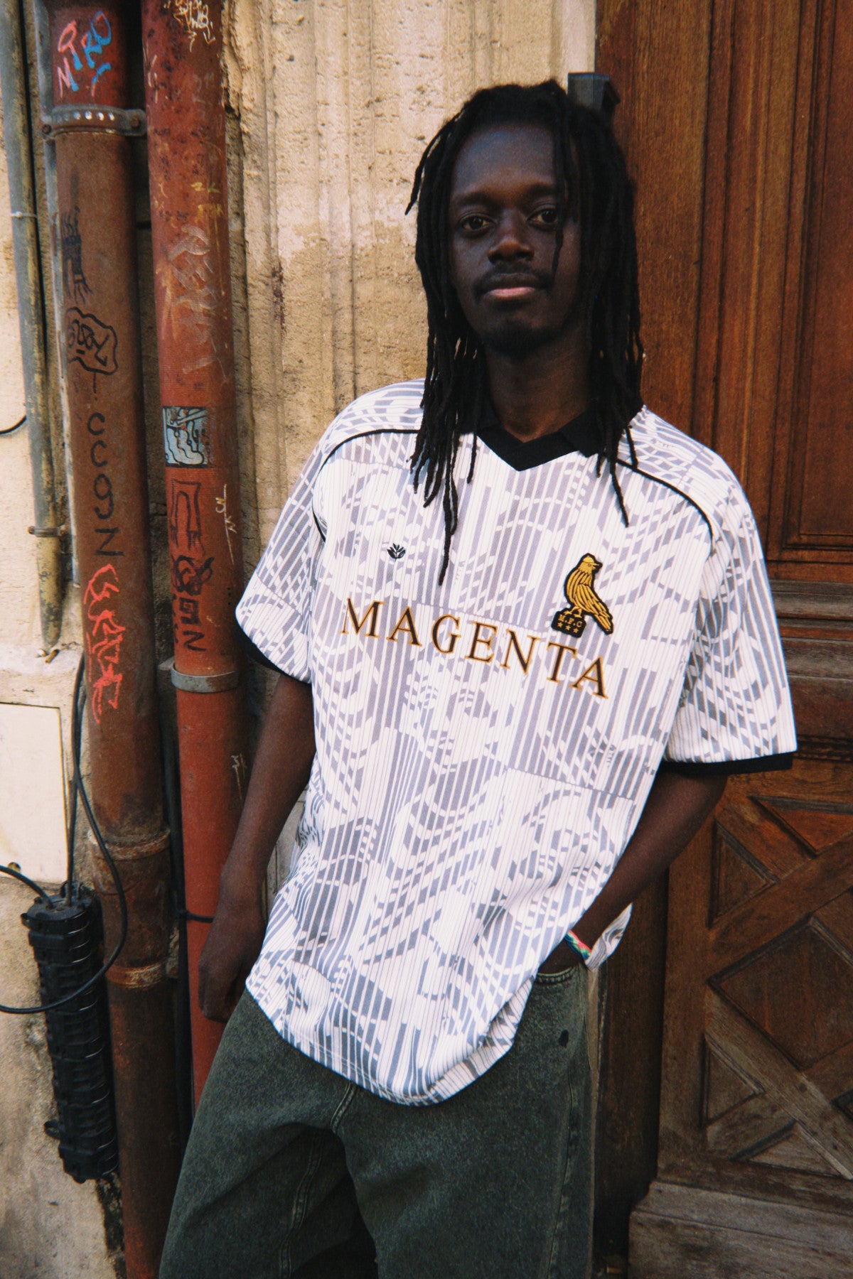 Magenta Tati FC Jersey White