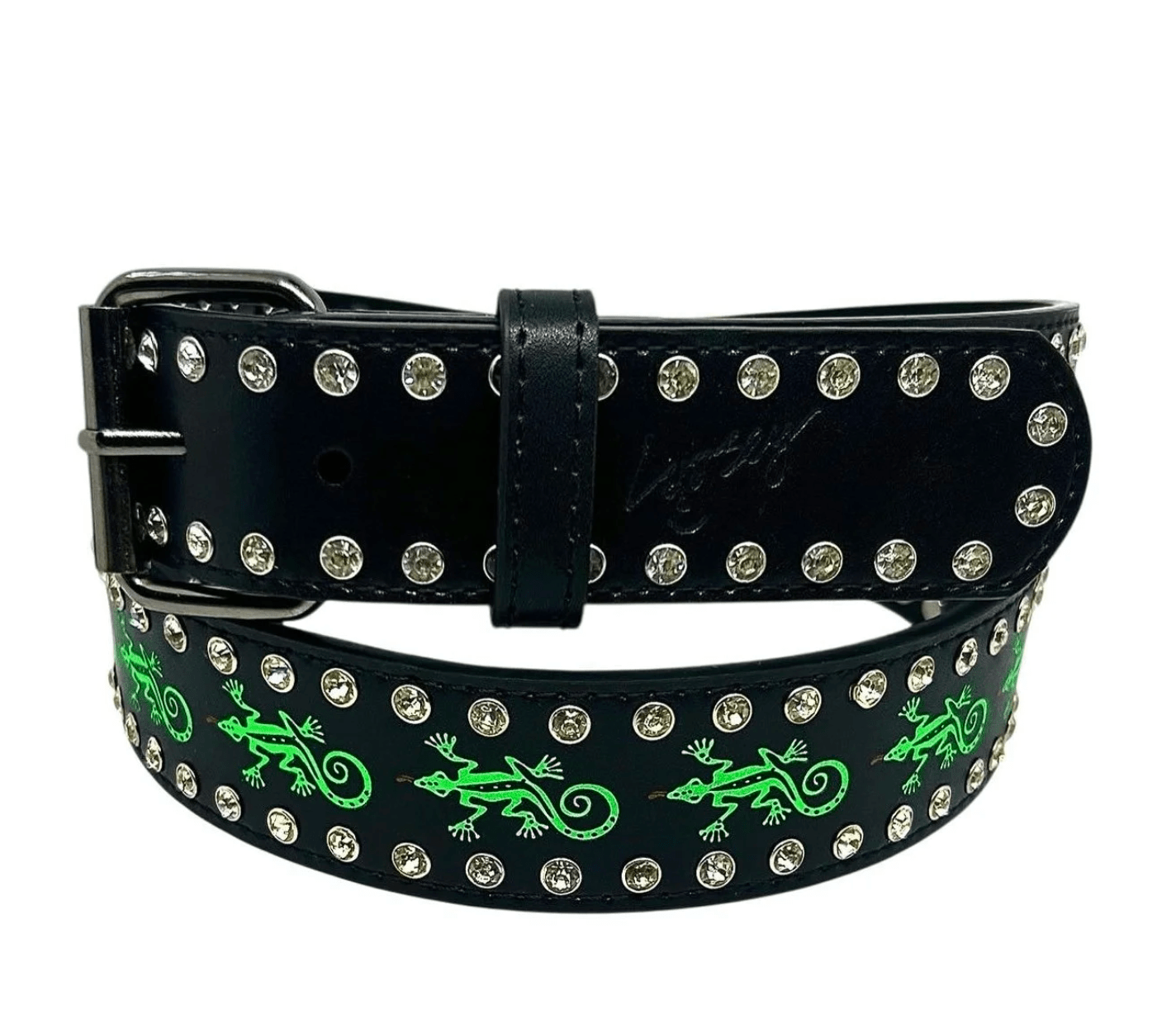 Loosey Belts Gecko Rhinestone Belt - Gallery Streetwear