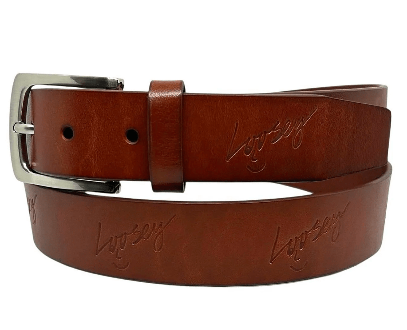 Loosey Belts Premium Brown Leather Belt - Gallery Streetwear