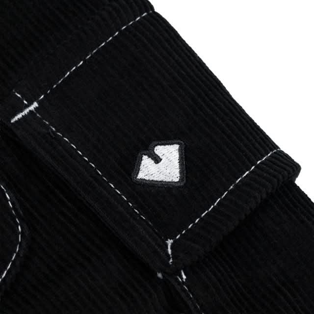 Loviah Trooper Corduroy Shorts - Black - Gallery Streetwear
