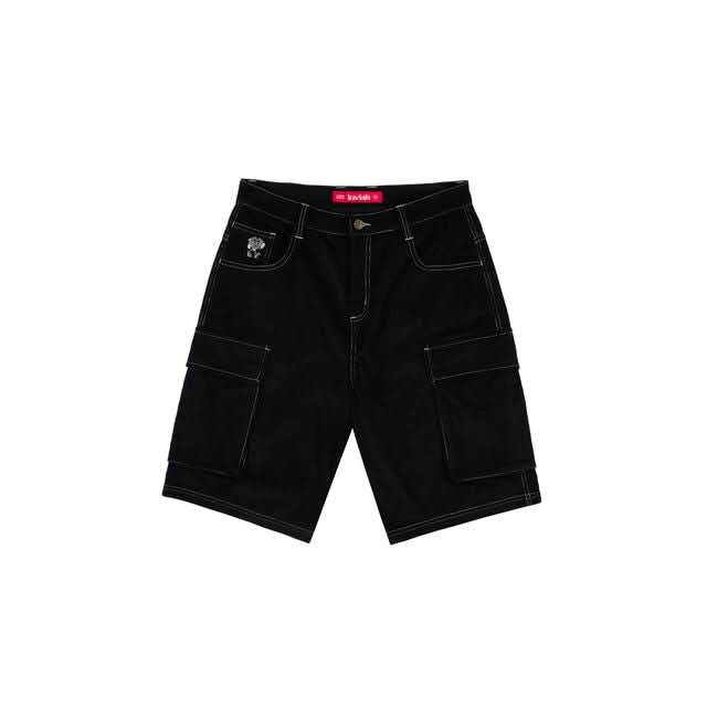 Loviah Trooper Corduroy Shorts - Black - Gallery Streetwear