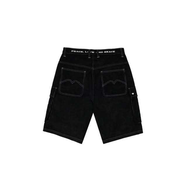Loviah Trooper Corduroy Shorts - Black - Gallery Streetwear