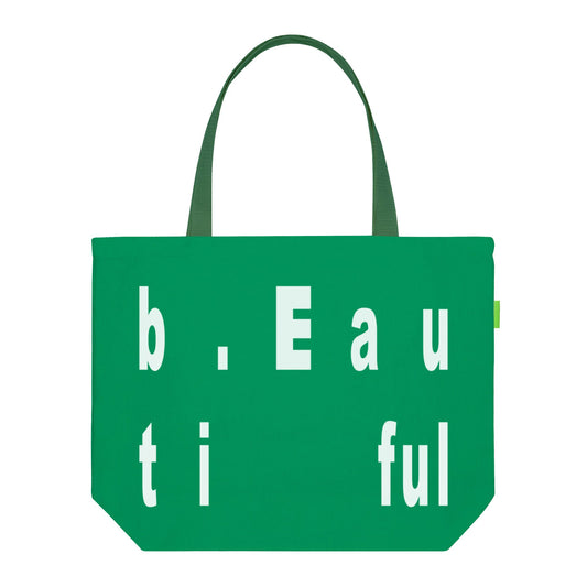 B.EAUTIFUL KIND TOTE- GREEN/WHITE - Gallery Streetwear
