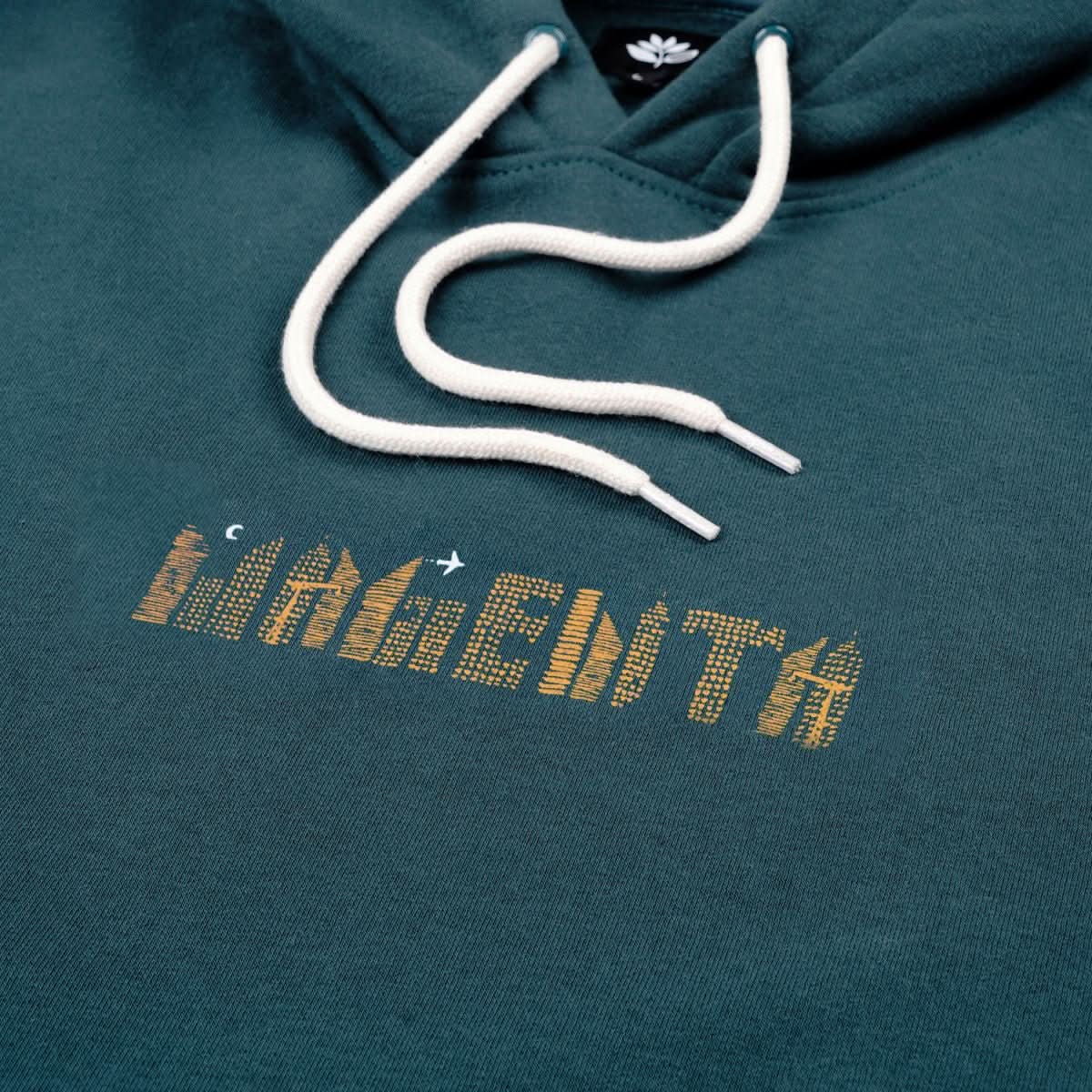 Magenta | Downtown Hoodie Petrol Blue - Gallery Streetwear