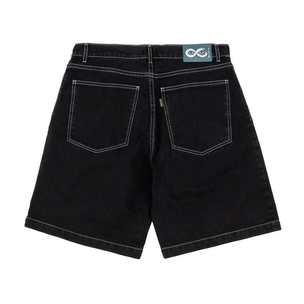 Magenta OG Denim Long Shorts – Black Baggy Fit - Gallery Streetwear