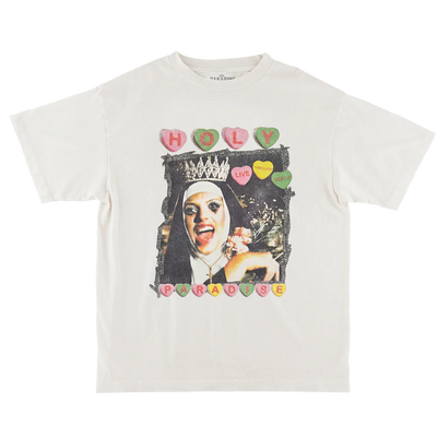 Paradise NYC Holy Live Through Death Tee White