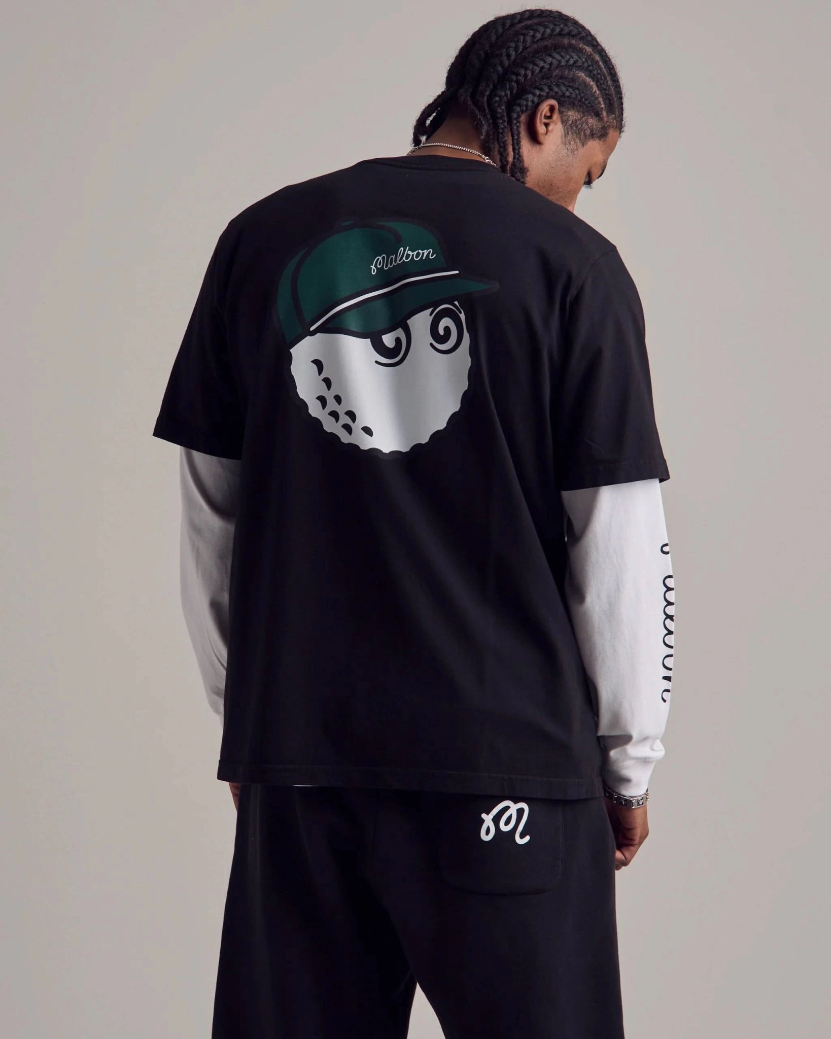 Malbon Golf | Bermuda Baldwin Tee – Black - Gallery Streetwear