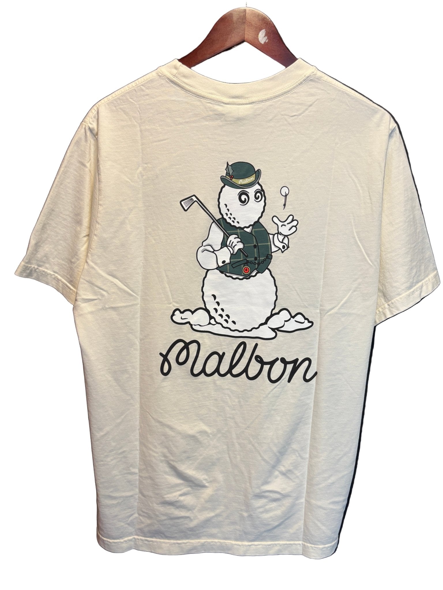 Malbon Golf Bermuda Brumal Buckets Tee - Ivory - Gallery Streetwear