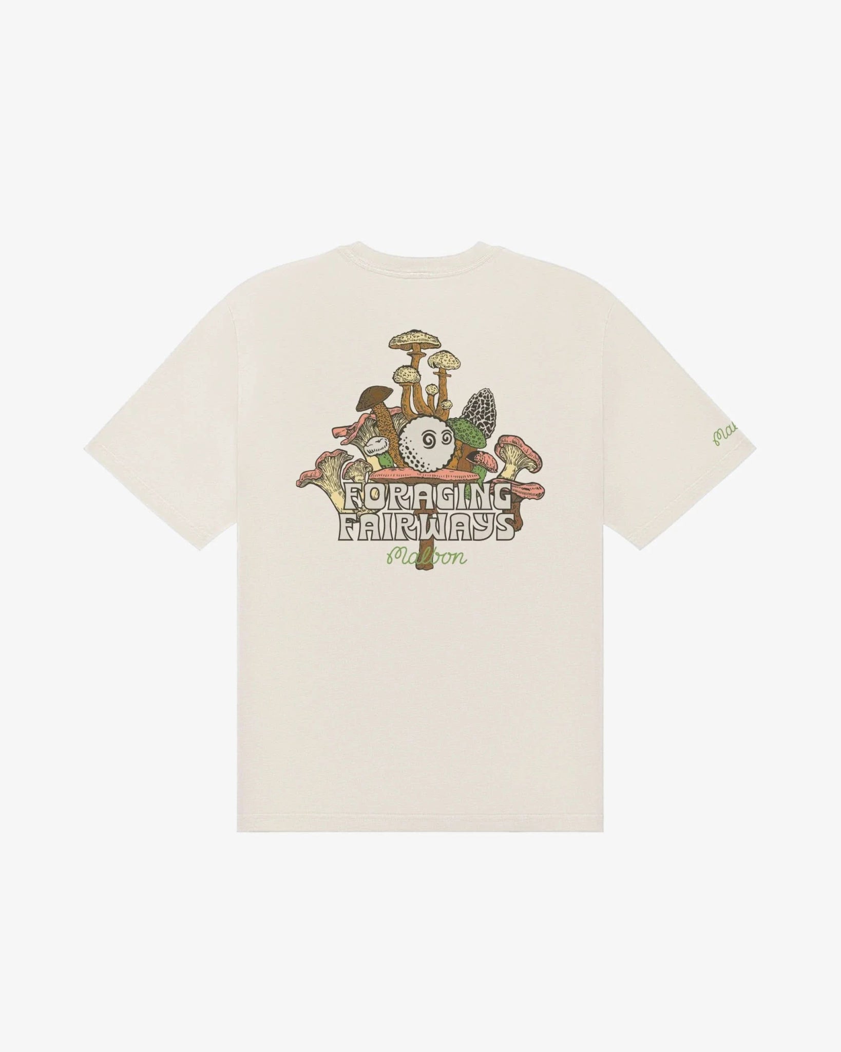 Malbon Golf Bermuda Foraging Tee – Ivory - Gallery Streetwear