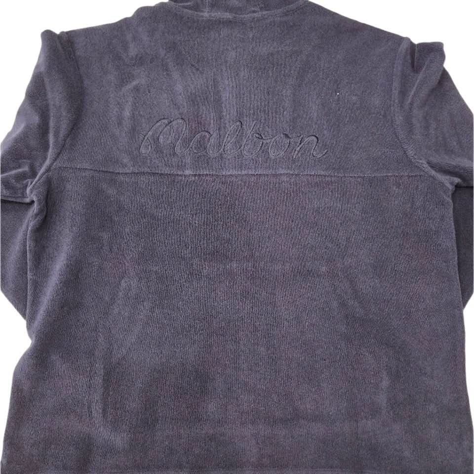 【MALBON GOLF】 Castello French Terry Quarter  Hood Malbon Golf Castello French Terry Quarter Zip Hoodie Ocean