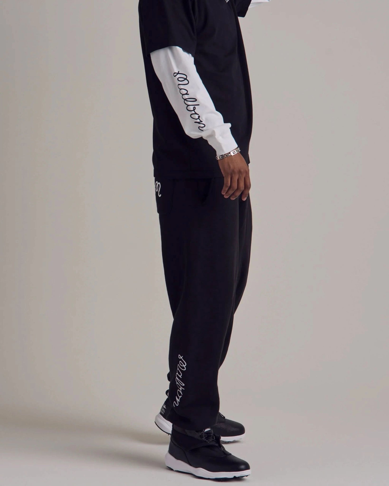 Malbon Golf | Clubhouse Sweatpant – Black - Gallery Streetwear