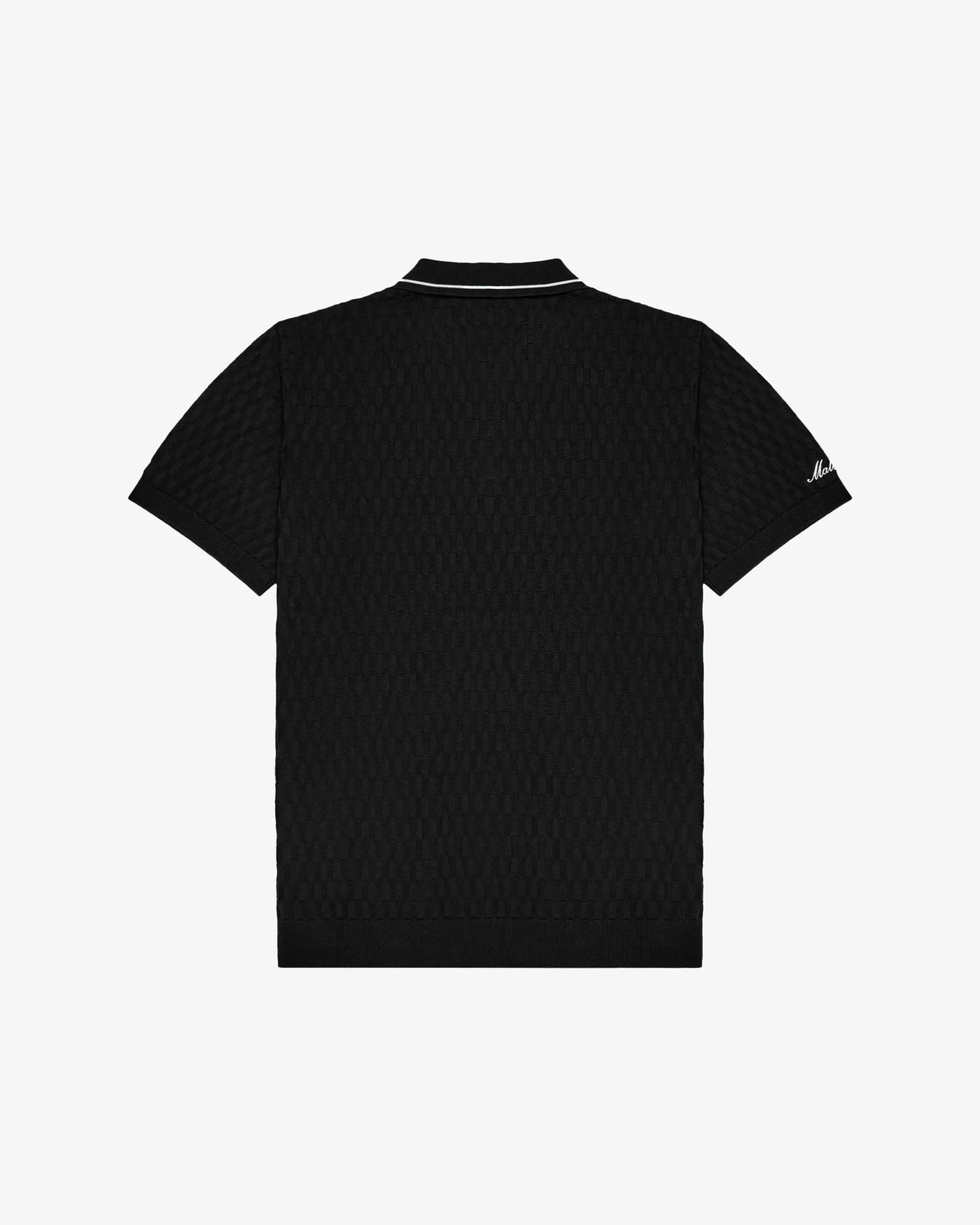 Malbon Golf Crest Knit Polo - Gallery Streetwear