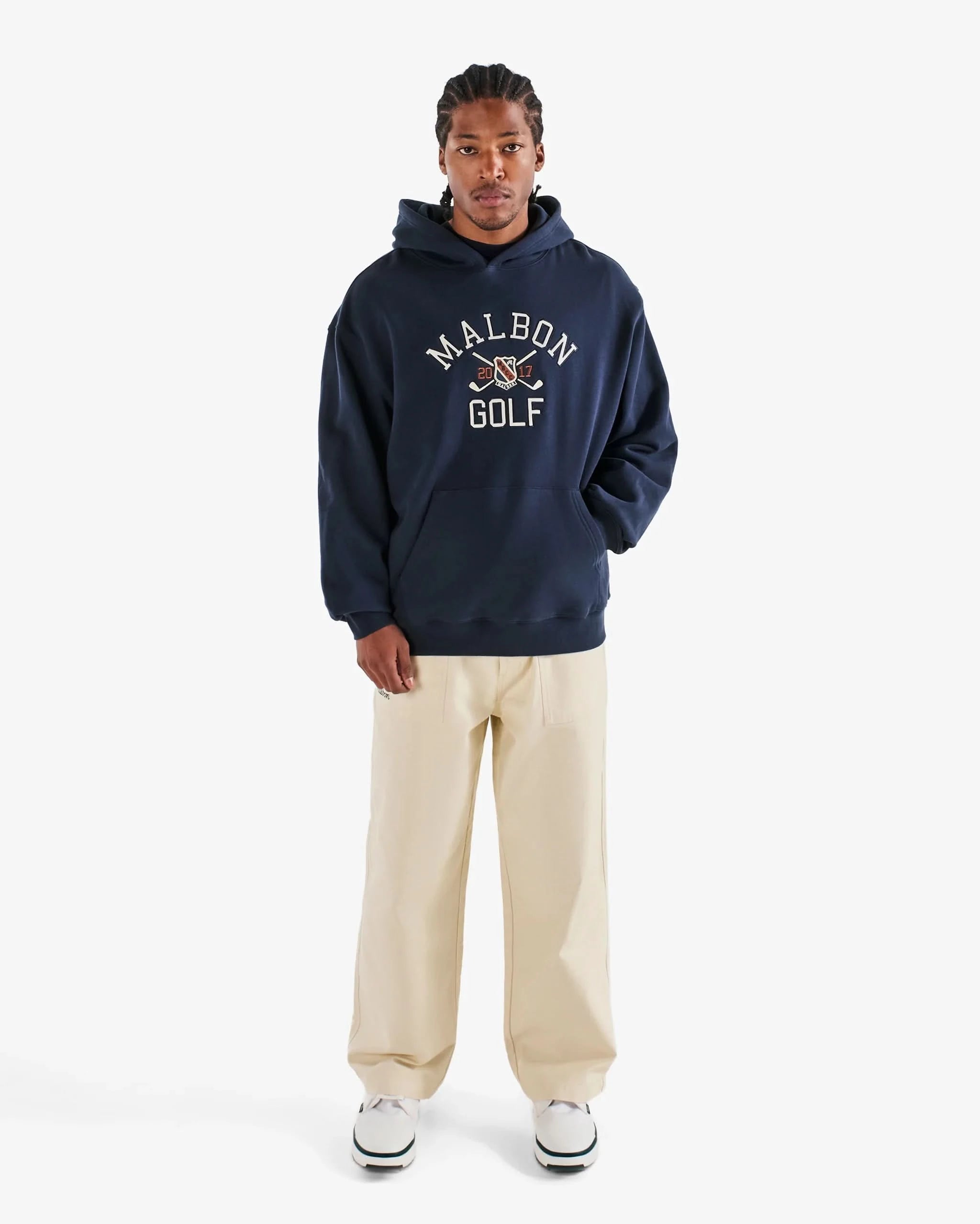 Malbon Golf Fesque Crest Hoodie - Gallery Streetwear