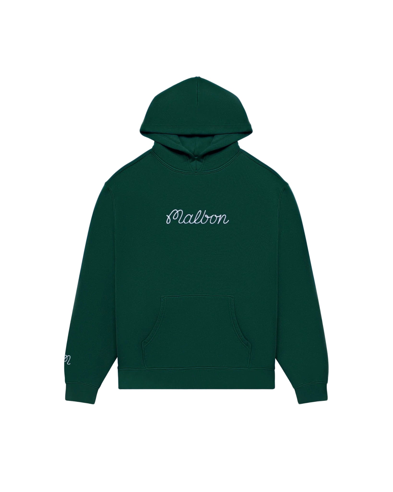 Malbon Golf Fesque Hoodie – Forest Green - Gallery Streetwear