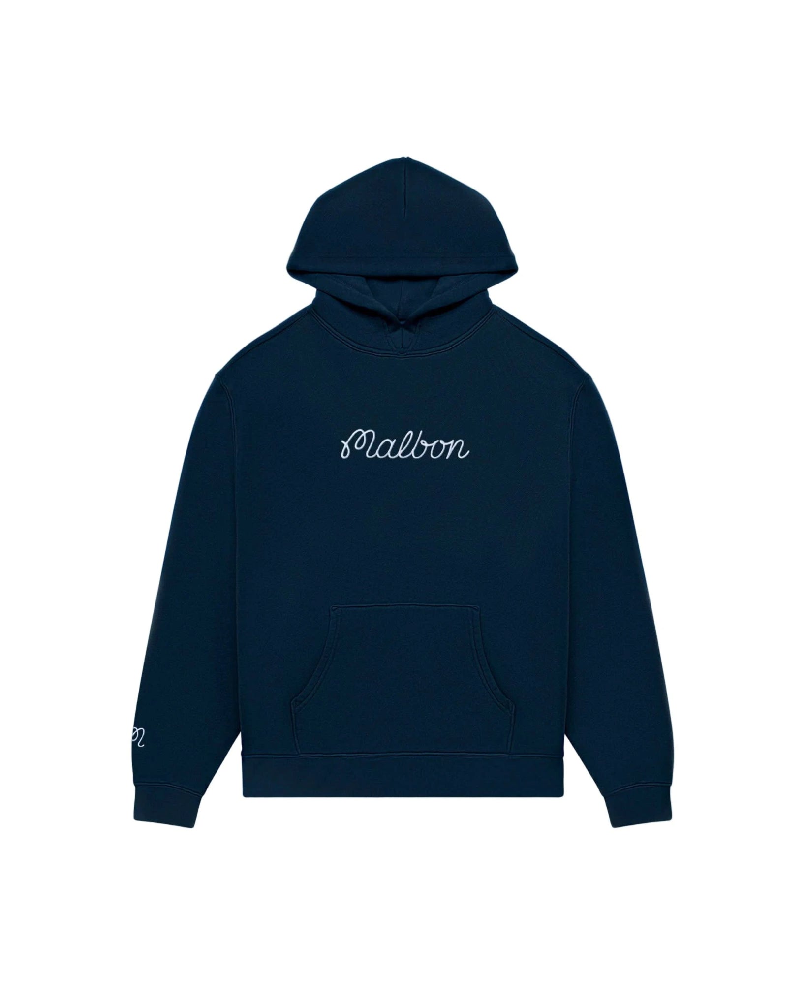 Malbon Golf Fesque Hoodie – Navy - Gallery Streetwear