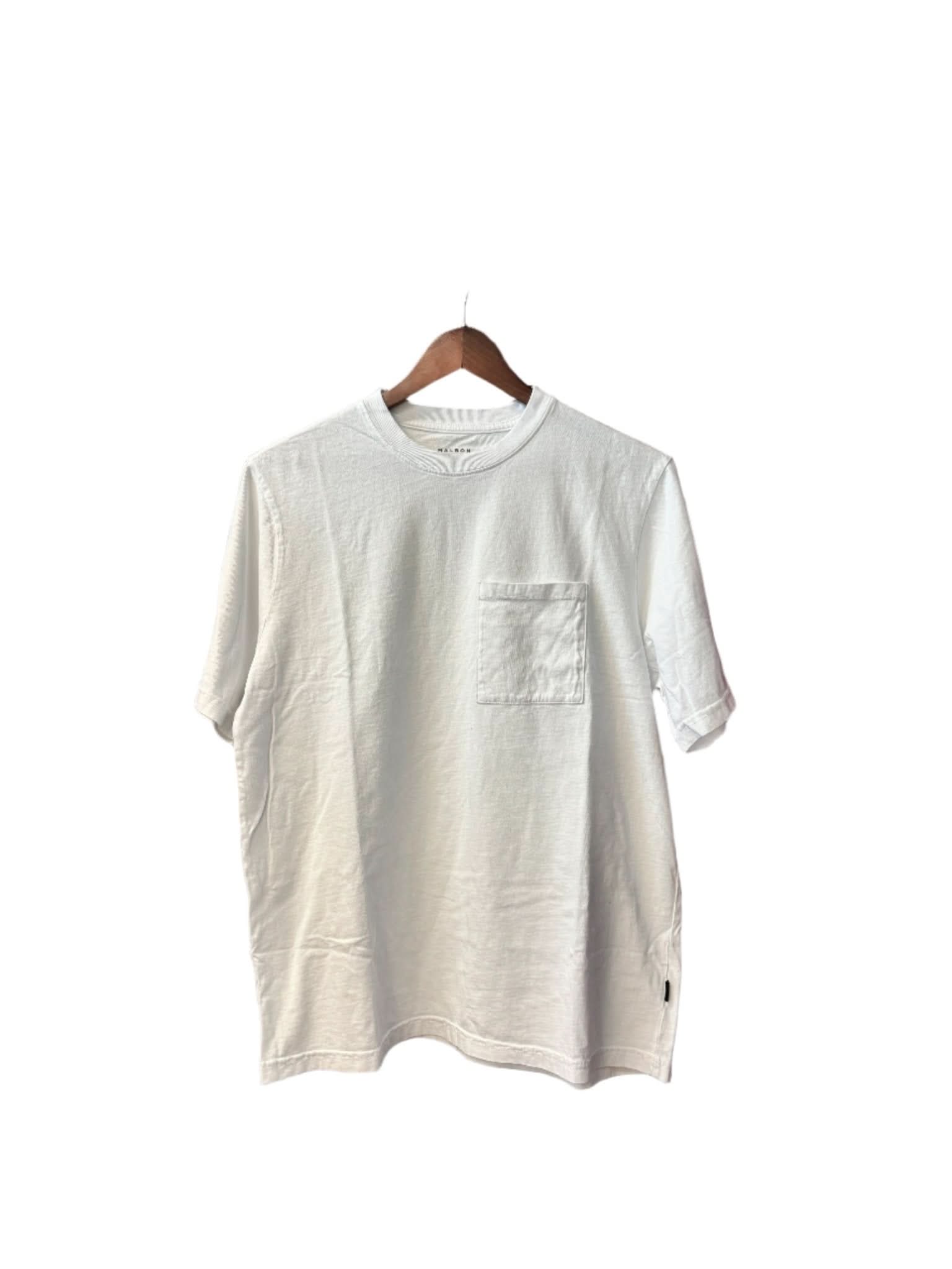 Malbon Golf | Gallery Streetwear Pocket Tee – White