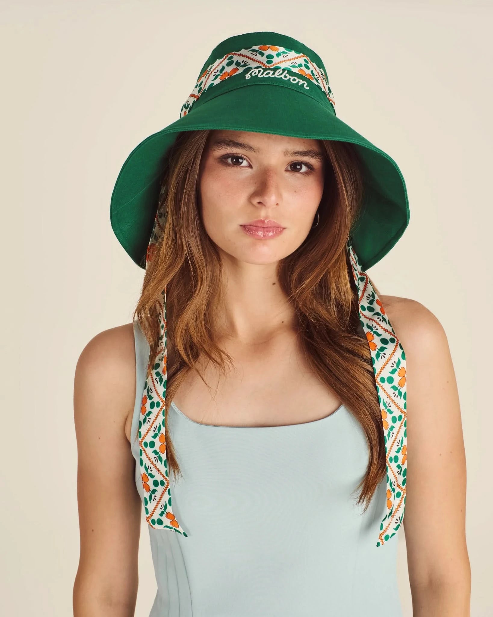 Malbon Golf | Gia Open Top Bucket Hat - Gallery Streetwear