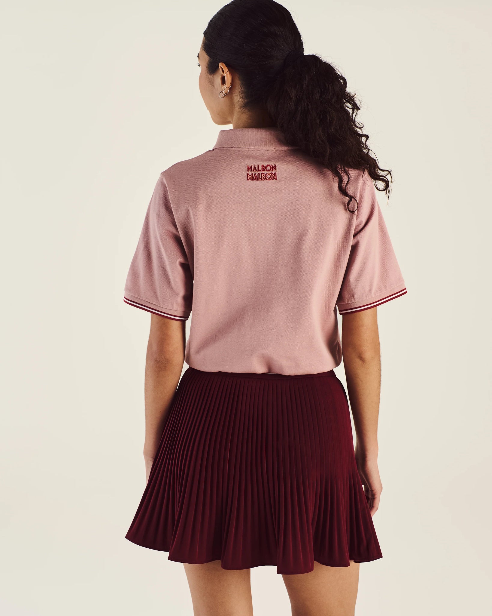 Malbon Golf | Gigi Cropped S/s Polo - Gallery Streetwear