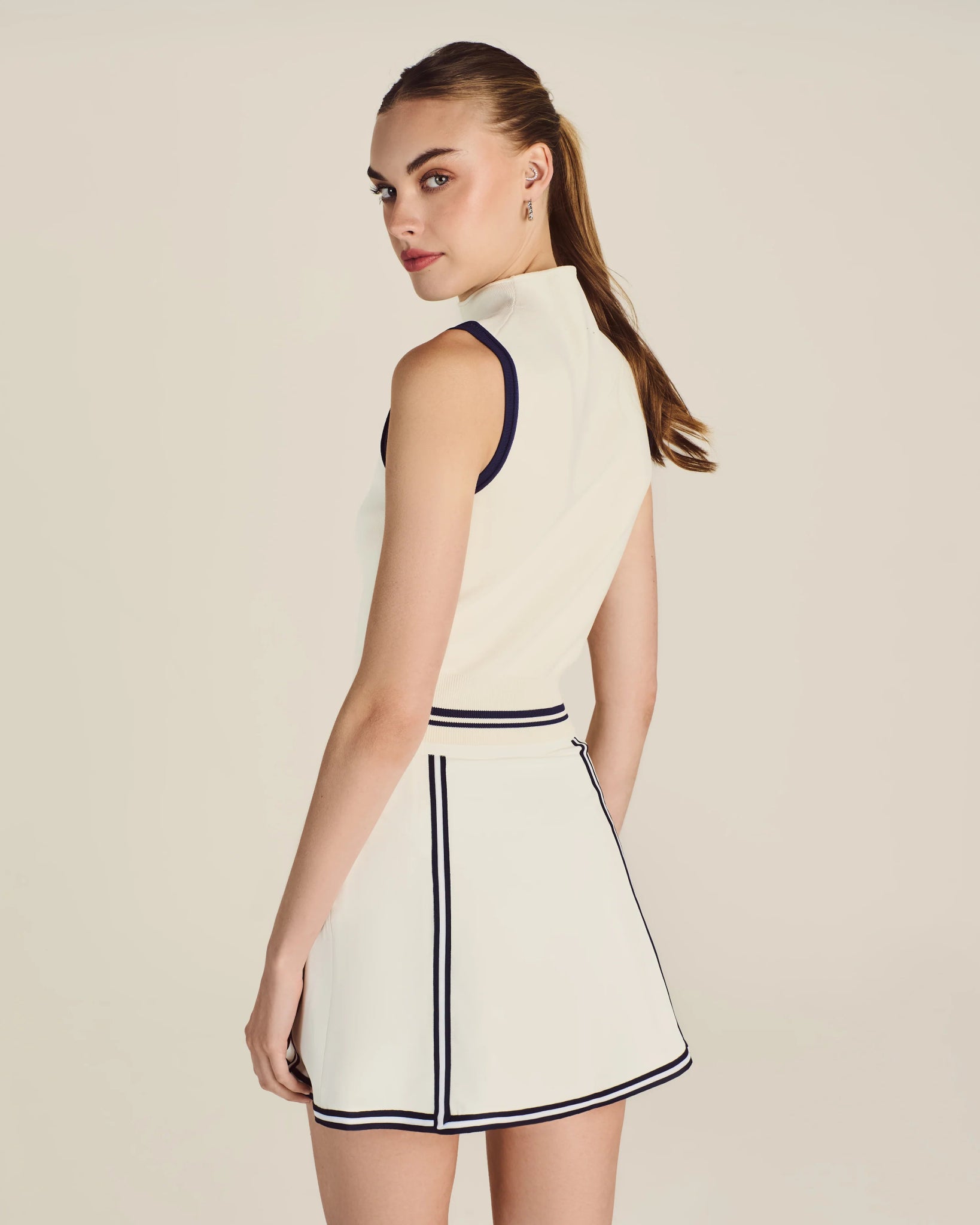 Malbon Golf | Lia Skirt - Ivory - Gallery Streetwear