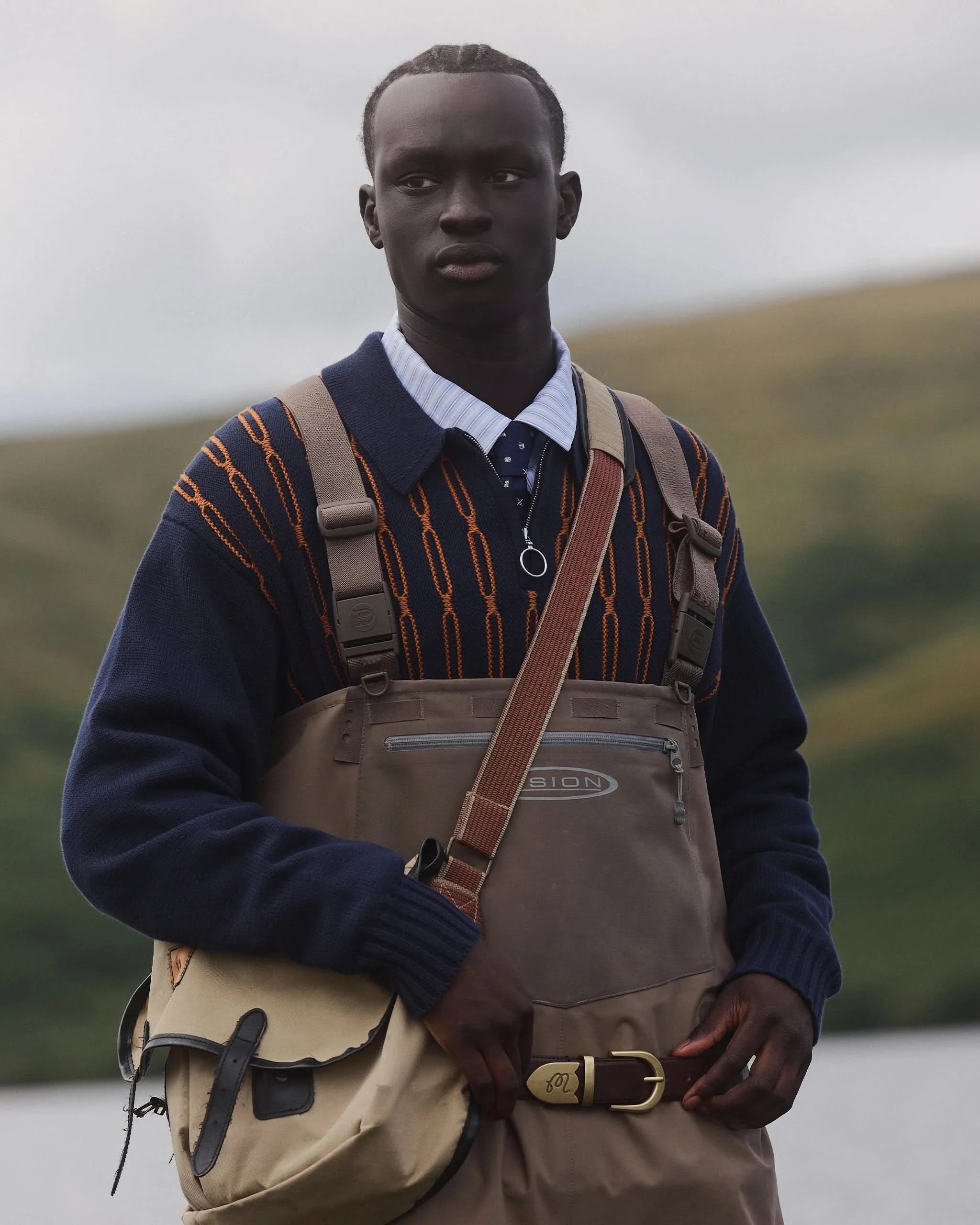 Malbon Golf Links Polo Sweater - Gallery Streetwear