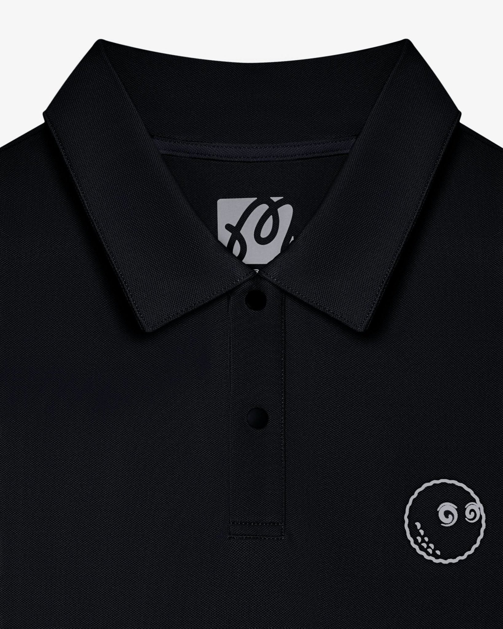 Malbon Golf – Performance Pique Polo – Black - Gallery Streetwear