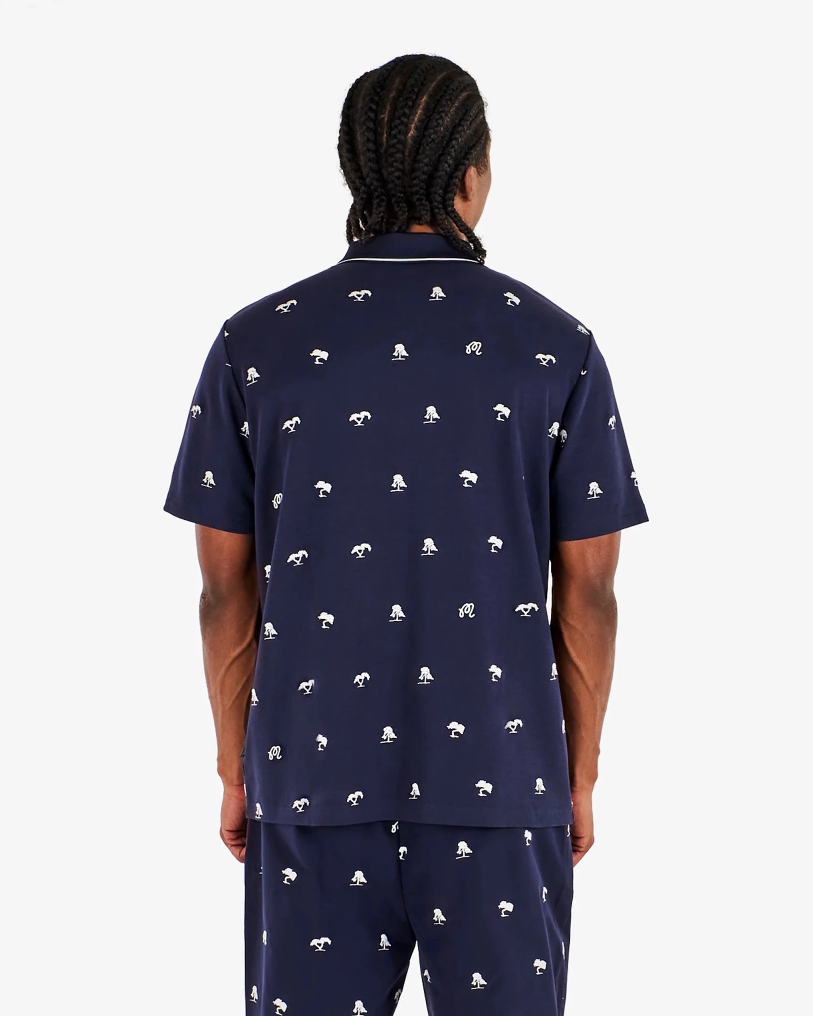 Malbon Golf Torrey Pines Polo - Navy - Gallery Streetwear