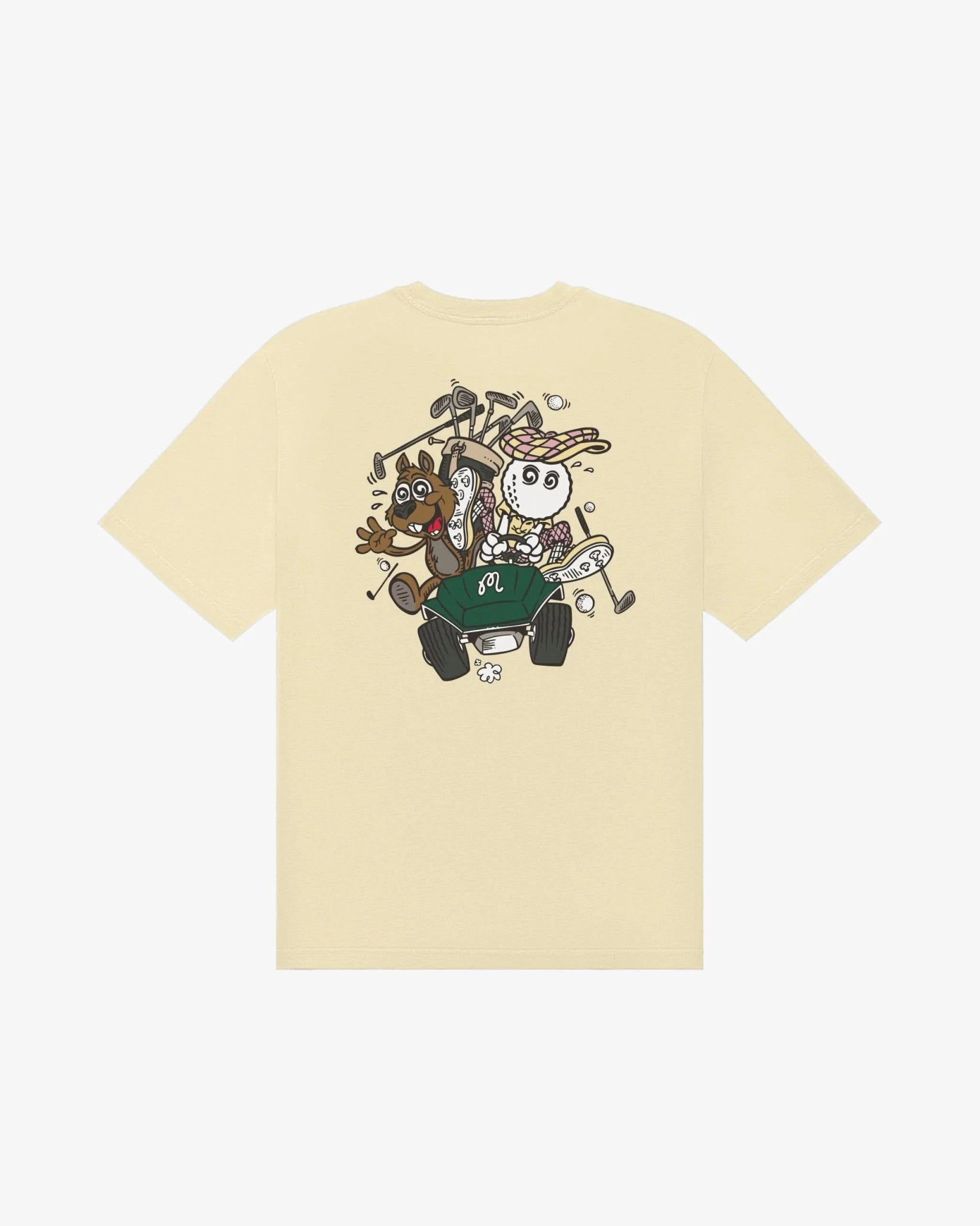 Malbon Golf | Two Man Scramble Tee – Khaki - Gallery Streetwear