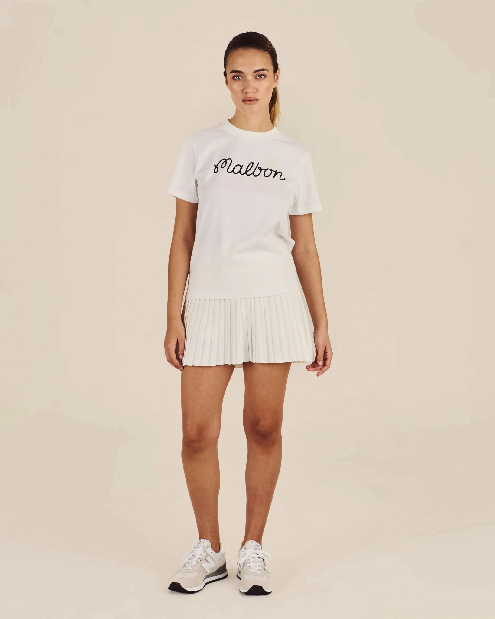 Malbon Golf Women’s Cosette Tee — White - Gallery Streetwear