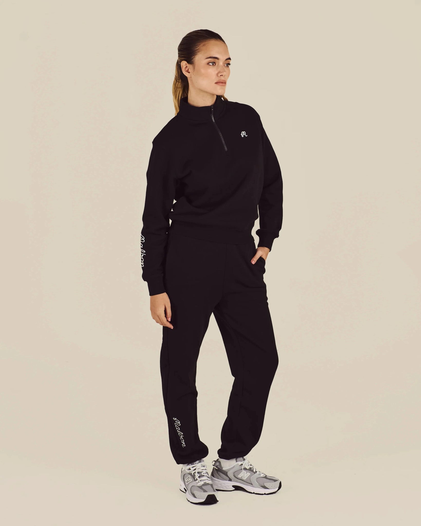 Malbon Golf Women’s Delilah Sweatshirt — Black - Gallery Streetwear
