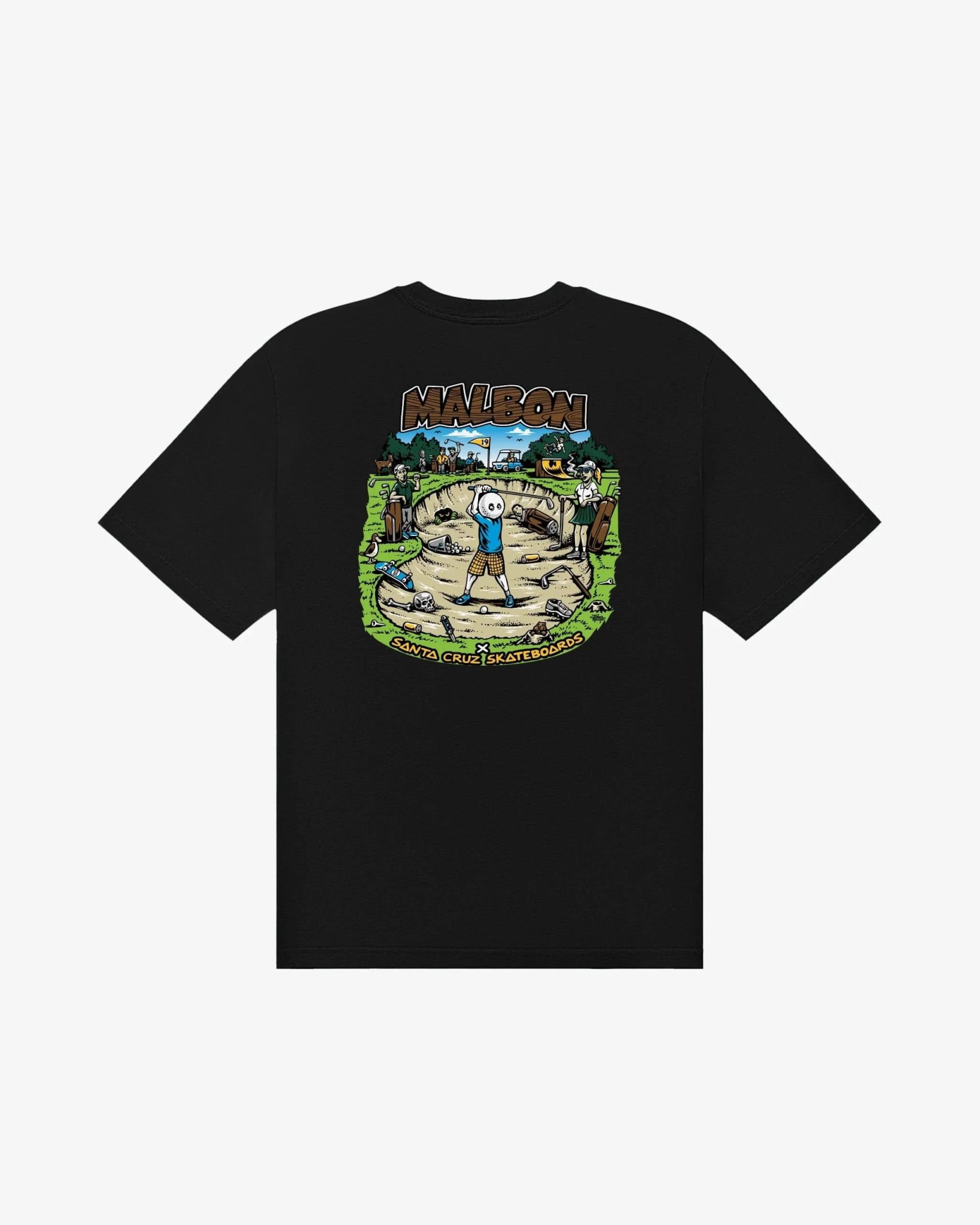 Malbon Golf x Santa Cruz | Bermuda Bunker Tee - Gallery Streetwear