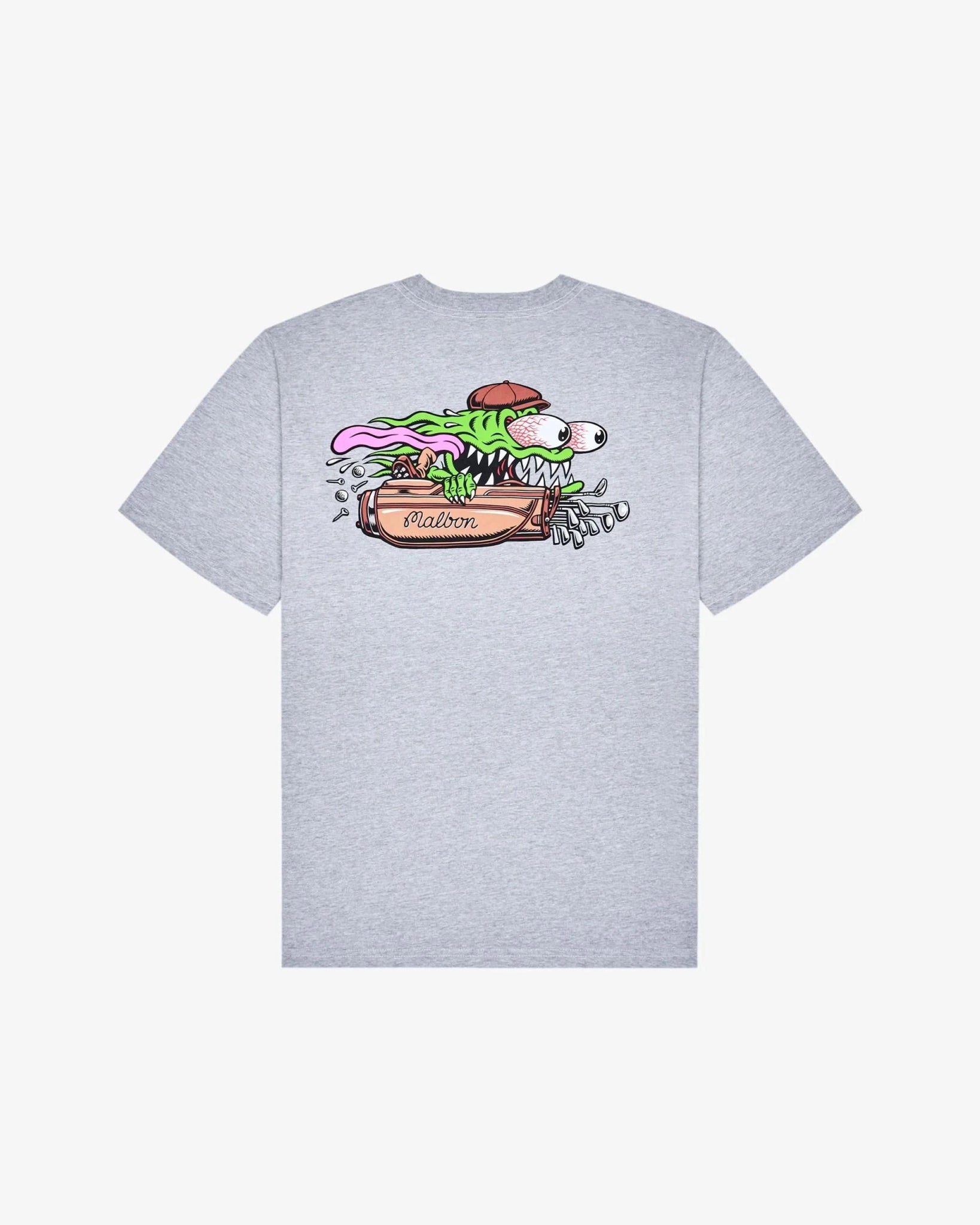 Malbon Golf x Santa Cruz | Bermuda Slasher Tee – Heather - Gallery Streetwear