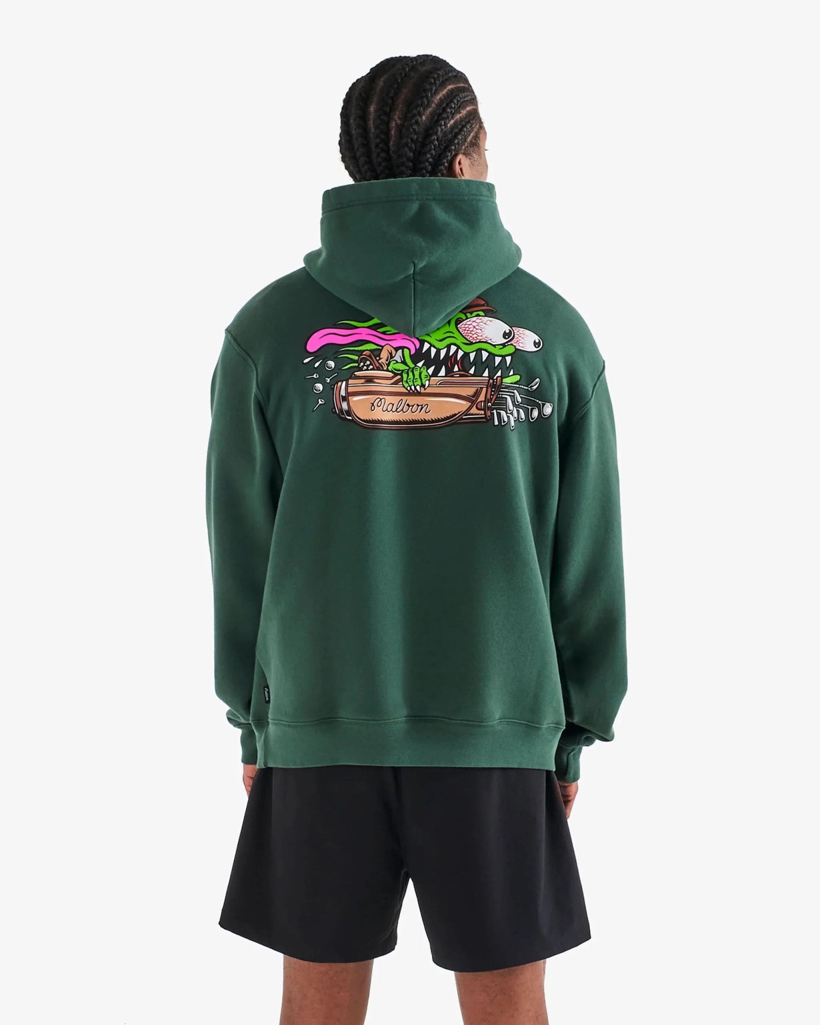 Malbon Golf x Santa Cruz Skateboards | Fesque Slasher Hoodie - Gallery Streetwear