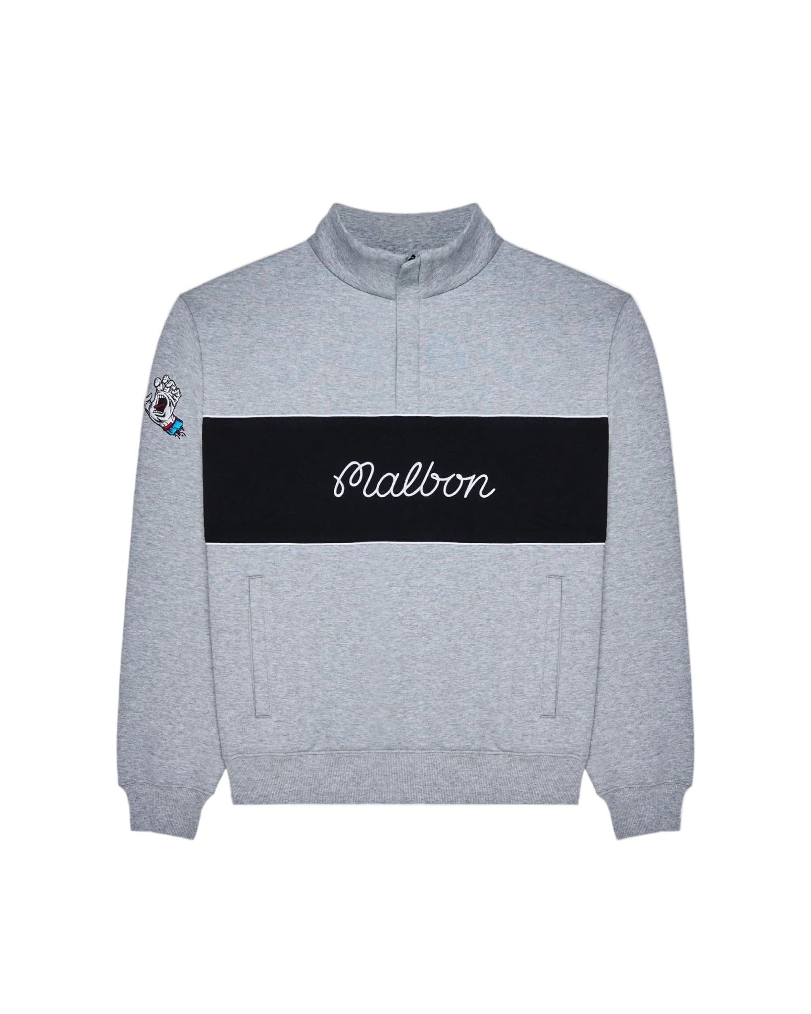 Malbon Golf x Santa Cruz Sweatshirt – Heather Grey - Gallery Streetwear