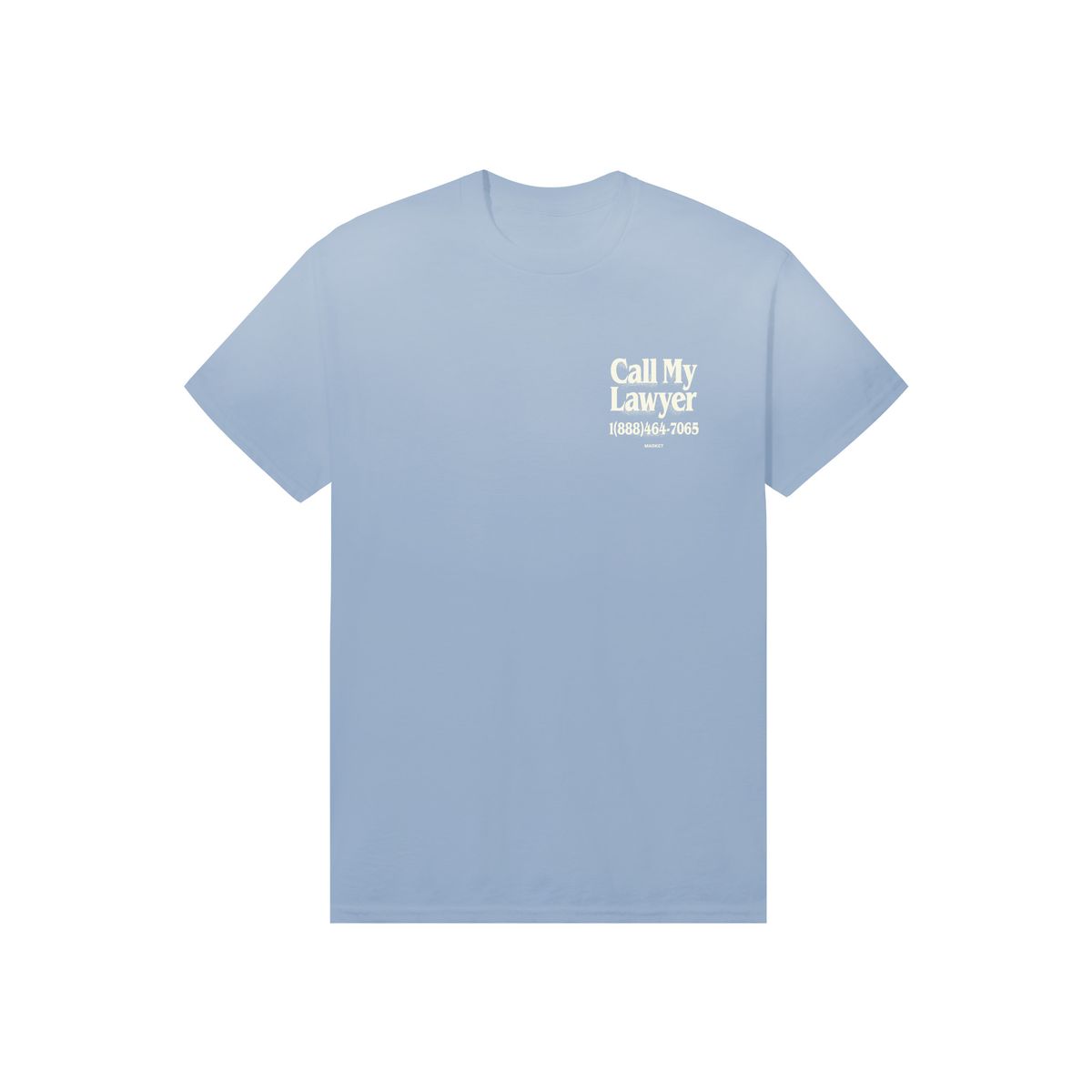 Market Studios | Call My Lawyer 3D T-Shirt – Blue - Gallery Streetwear