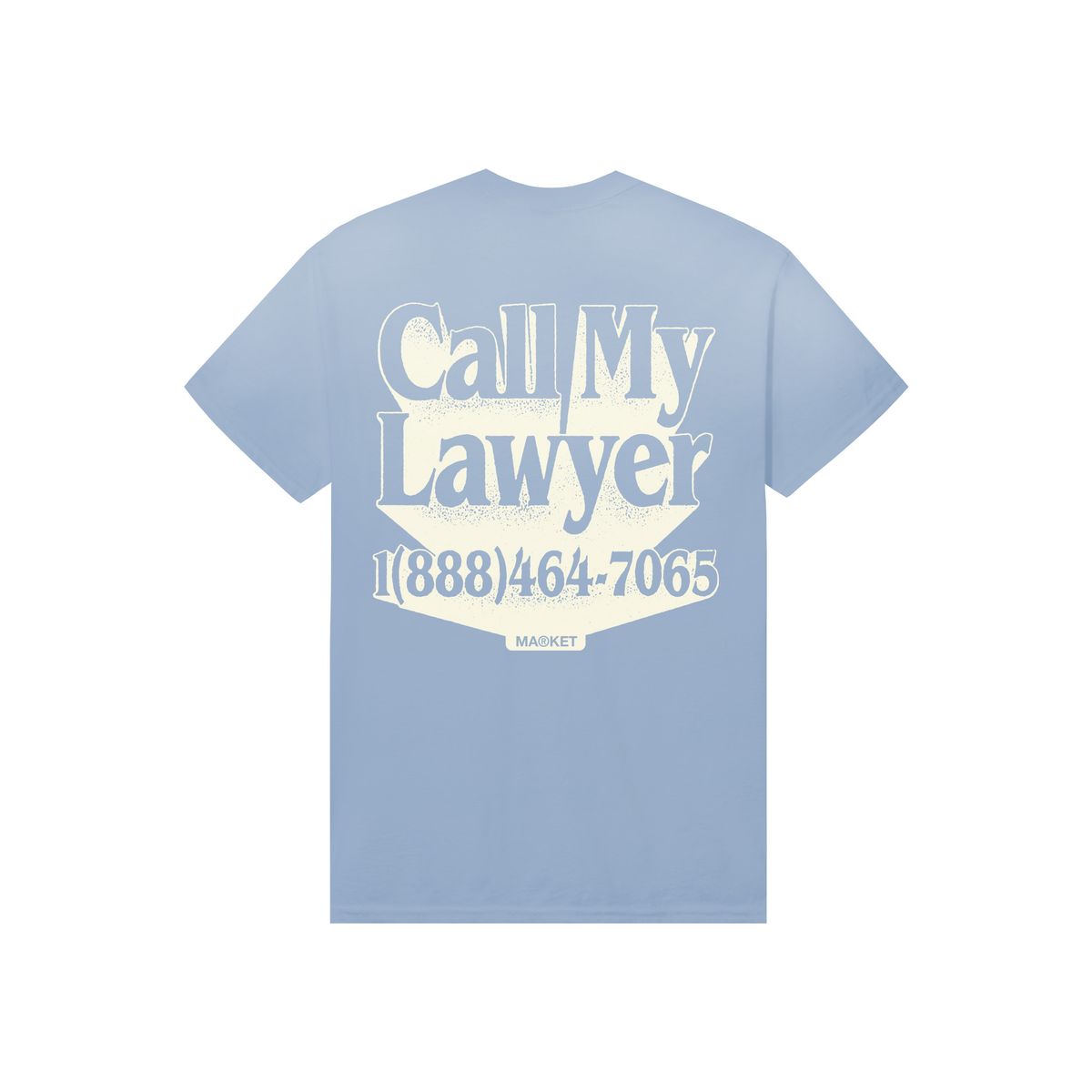 Market Studios | Call My Lawyer 3D T-Shirt – Blue - Gallery Streetwear